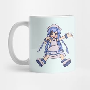 I draw happy blue squid girl / Shinryaku Ika Musume anime Mug